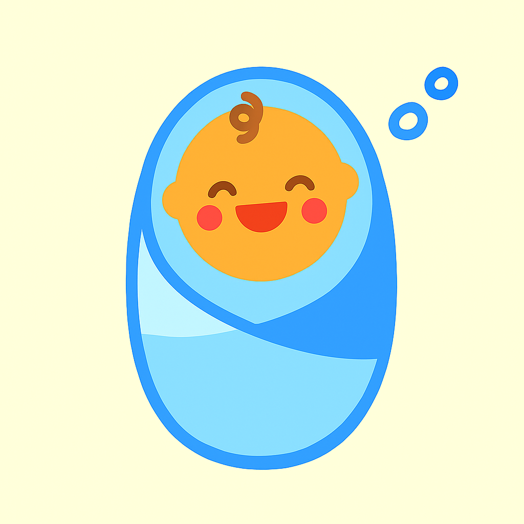 Baby boy illustration